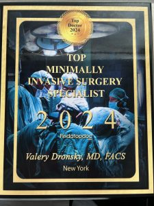 Top minimally invasive surgery specialist NYC 2024 Award